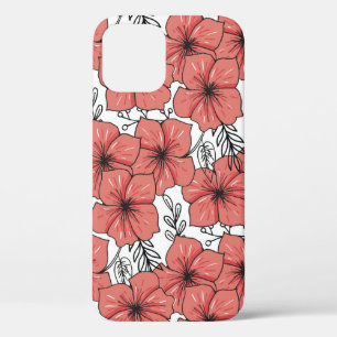 Case-Mate iPhone Case Esquisse Florale Couleur Lumineuse, Sans Couleur.