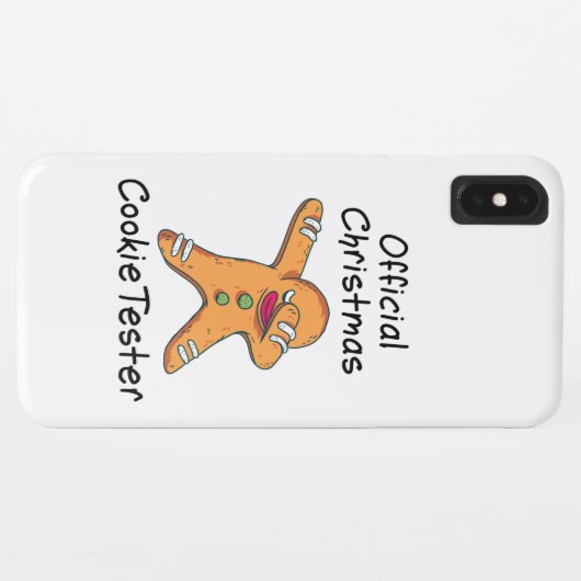 Coques Case-Mate iPhone Essai officiel de cookie de Noël (Dos (Horizontal))