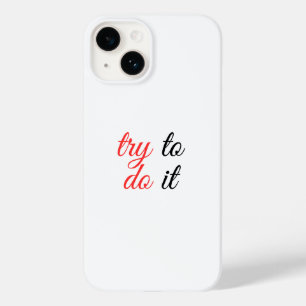 Coque Pour iPhone 14 essayer de le faire