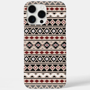 Coques iPhone 16 Pro Max Essence Aztèque II Ptn Noir Blanc Gris Rouge Sable