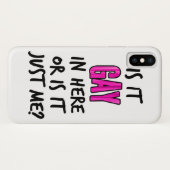 Coques Case-Mate iPhone Est-Ce Gay Ici ? (Dos (Horizontal))