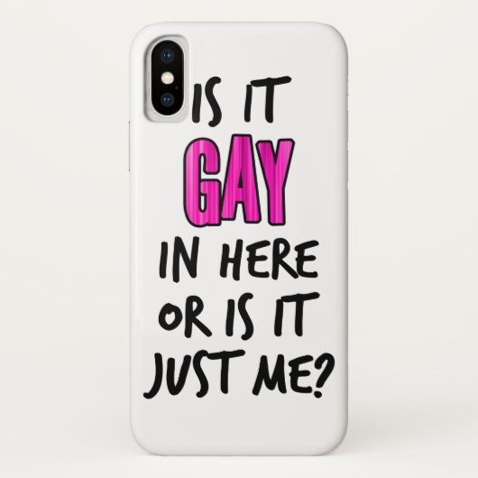 Coques Case-Mate iPhone Est-Ce Gay Ici ? (Dos)