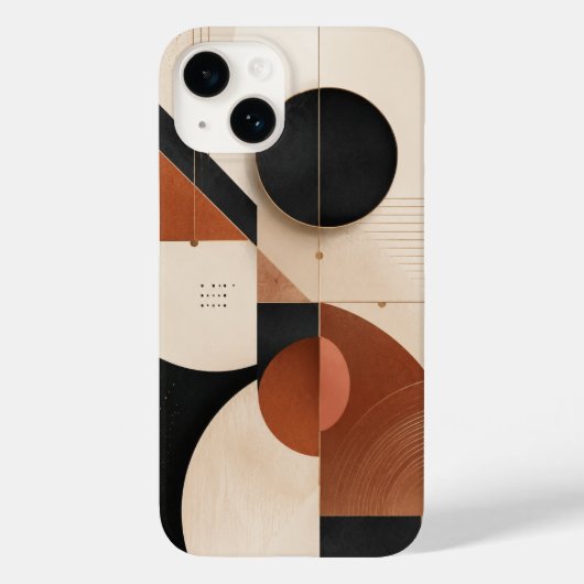 Coques Case-Mate iPhone Esthétique Géométrique Neutre de Luxe (Verso)