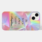 Coques Case-Mate iPhone Esthétique holographique (Verso (horizontal))