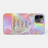 Coques Case-Mate iPhone Esthétique holographique (Dos (Horizontal))