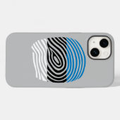 Coques Case-Mate iPhone Estonie ADN (Verso (horizontal))