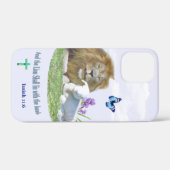 Coques Case-Mate iPhone Et le Lion couchera avec l'Agneau (Verso (horizontal))