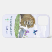 Coques Case-Mate iPhone Et le Lion couchera avec l'Agneau (Verso (horizontal))