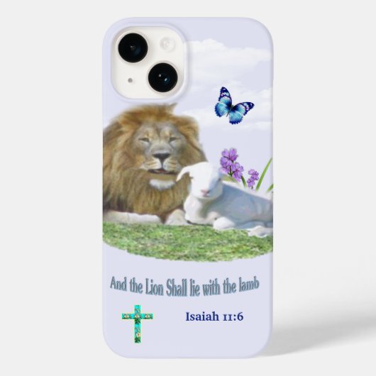 Coques Case-Mate iPhone Et le Lion couchera avec l'Agneau (Verso)