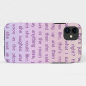 Coques Case-Mate iPhone Et Puis Elle A Dit : (Dos (Horizontal))