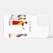Coques Case-Mate iPhone Et Tu Brute ? Julius César à une fête (Verso (horizontal))