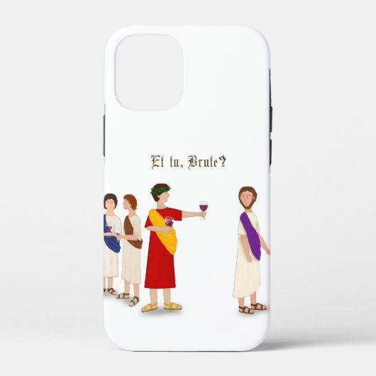 Coques Case-Mate iPhone Et Tu Brute ? Julius César à une fête (Verso)