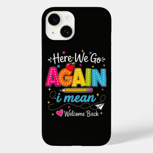 Coques Case-Mate iPhone Et voilà, retour à l'école (Verso)