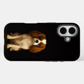 Coques Case-Mate iPhone Étain 4 Luxe iPhone 16 Mate, Cavalier Spaniel (Verso (horizontal))
