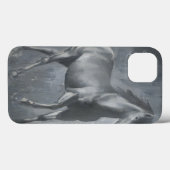 Coques Case-Mate iPhone Étalon courant noir (Verso (horizontal))