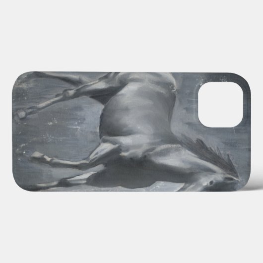 Coques Case-Mate iPhone Étalon courant noir (Verso (horizontal))