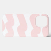 Coques Case-Mate iPhone Etanchéité moderne aux rayures roses (Verso (horizontal))