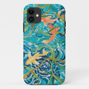 Coques Pour iPhone Étang bleu de Koi