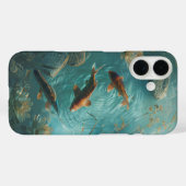 Coques Case-Mate iPhone étang dans mes mains (Verso (horizontal))