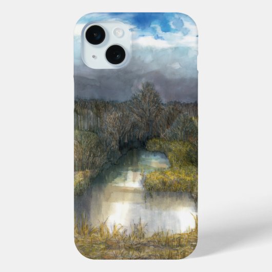 Coques Case-Mate iPhone étang d'automne (Verso)