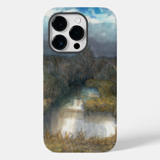 Coques Case-Mate iPhone étang d'automne (Verso)