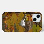 Coques Case-Mate iPhone Étang d'automne avec cygne (Verso (horizontal))