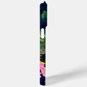 Coques Case-Mate iPhone Etang de chute d'eau avec fleurs (Verso / Droite)