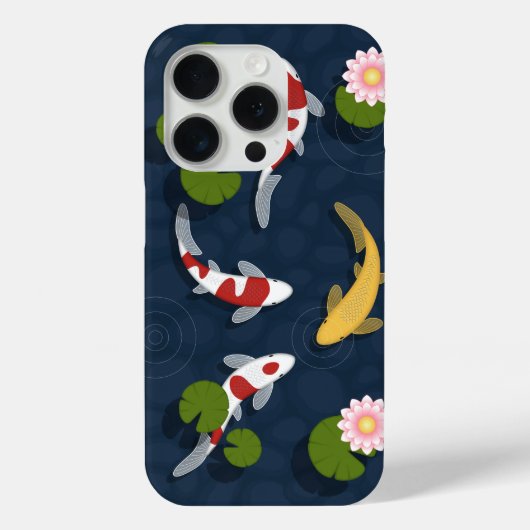 Coques Case-Mate iPhone Étang japonais de poissons Koi (Verso)