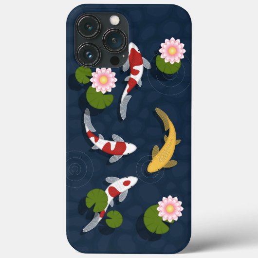 Coques Case-Mate iPhone Étang japonais de poissons Koi (Verso)