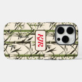 Coques Case-Mate iPhone Étapes en bambou vert et Feuille (Verso (horizontal))