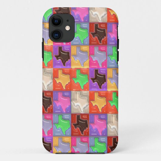 Coques Case-Mate iPhone État de collage du Texas (Dos)