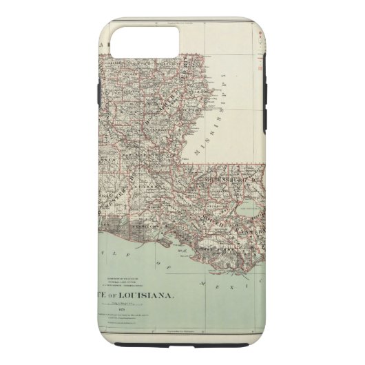 Coques Case-Mate iPhone État de la Louisiane (Dos)