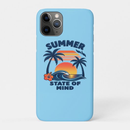 Coques Case-Mate iPhone État d'esprit d'été (Dos)
