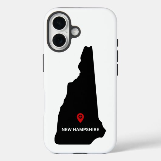 Coques Case-Mate iPhone État simple et élégant du New Hampshire (Verso)