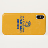 Coques Case-Mate iPhone État Spartans de San Jose affligé (Dos (Horizontal))
