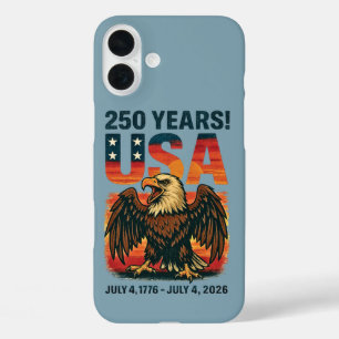 Coques iPhone 16 Plus États-Unis 250 ans – Aigle américain patriotique 4
