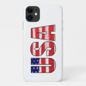 Coques Case-Mate iPhone États-Unis aux couleurs du drapeau (Dos)