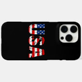 Coques Case-Mate iPhone États-Unis Drapeau américain Drapeau US National P (Verso (horizontal))