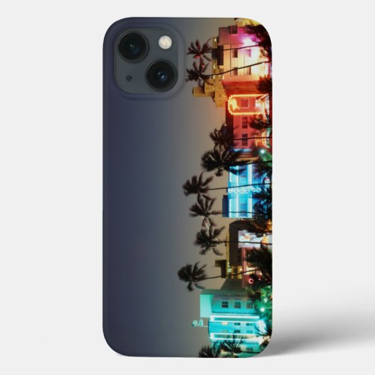 Coques Case-Mate iPhone États-Unis, Floride, Miami Beach, Ocean Drive, Art (Verso)