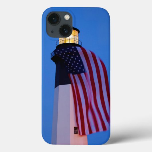 Coques Case-Mate iPhone États-Unis, Géorgie, Tybee Island, Drapeau 2 (Verso)