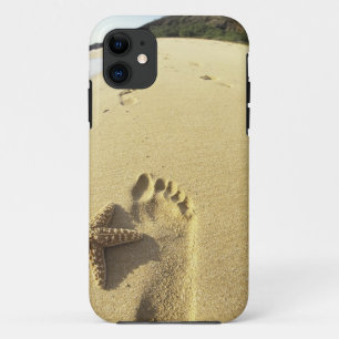 Coque Case-Mate Pour iPhone États-Unis, Hawaï, Maui, Makena Beach, Empreinte e
