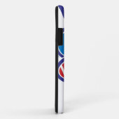 Coques Case-Mate iPhone États-Unis Israël Coeur Drapeau (Dos/Droite)