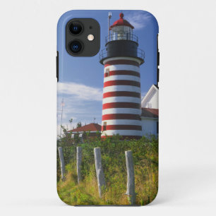 Coque iPhone 11 États-Unis, Maine, Lubec. Phare de West Quoddy Hea