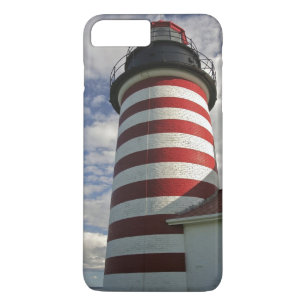 Coque iPhone 8 Plus/7 Plus États-Unis, Maine, Lubec. Phare de West Quoddy Hea