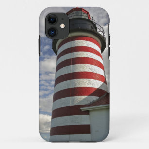Coque iPhone 11 États-Unis, Maine, Lubec. Phare de West Quoddy Hea