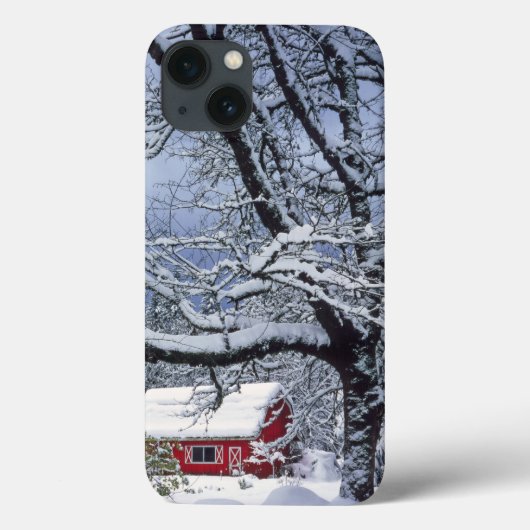 Coques Case-Mate iPhone États-Unis, Oregon, comté de Clackamas. Neige fraî (Verso)