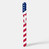 Coques Case-Mate iPhone États-Unis Rouge Bleu Blanc Étoiles Grilles Drapea (Verso / Gauche)