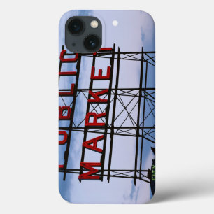 Etui iPhone 13 États-Unis, Washington, Seattle, Pike Street Mark