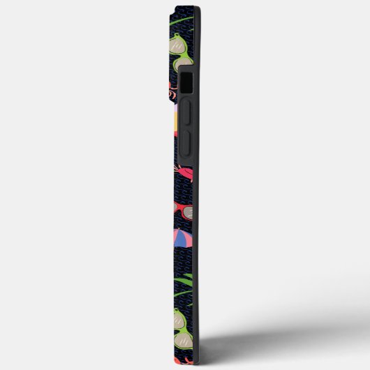 Coques Case-Mate iPhone Été 01.b.BG noir (Verso / Gauche)