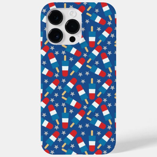 Coques Case-Mate iPhone Été 4 juillet Patriotique Popsicles (Verso)